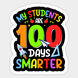 My Students Are 100 Days Smarter Sticker